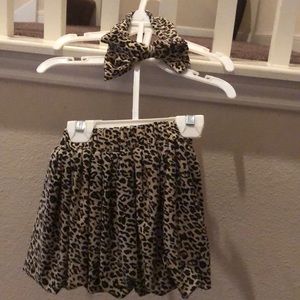 Toddler Girl Skirt w/matching Headband